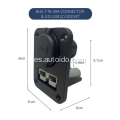 FLUSH PANEL 50A ANDERSON ENCUCHA QC3.0 CARGE USB